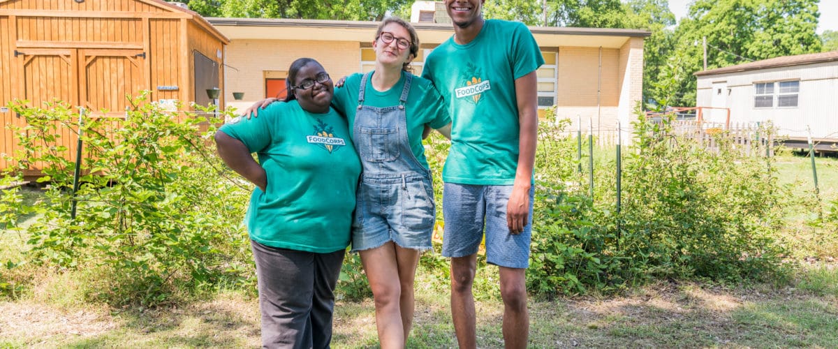 FoodCorps AmeriCorps service members