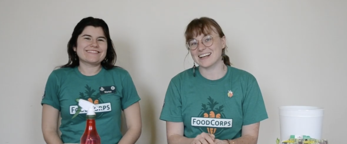 At-home lessons with FoodCorps service members!